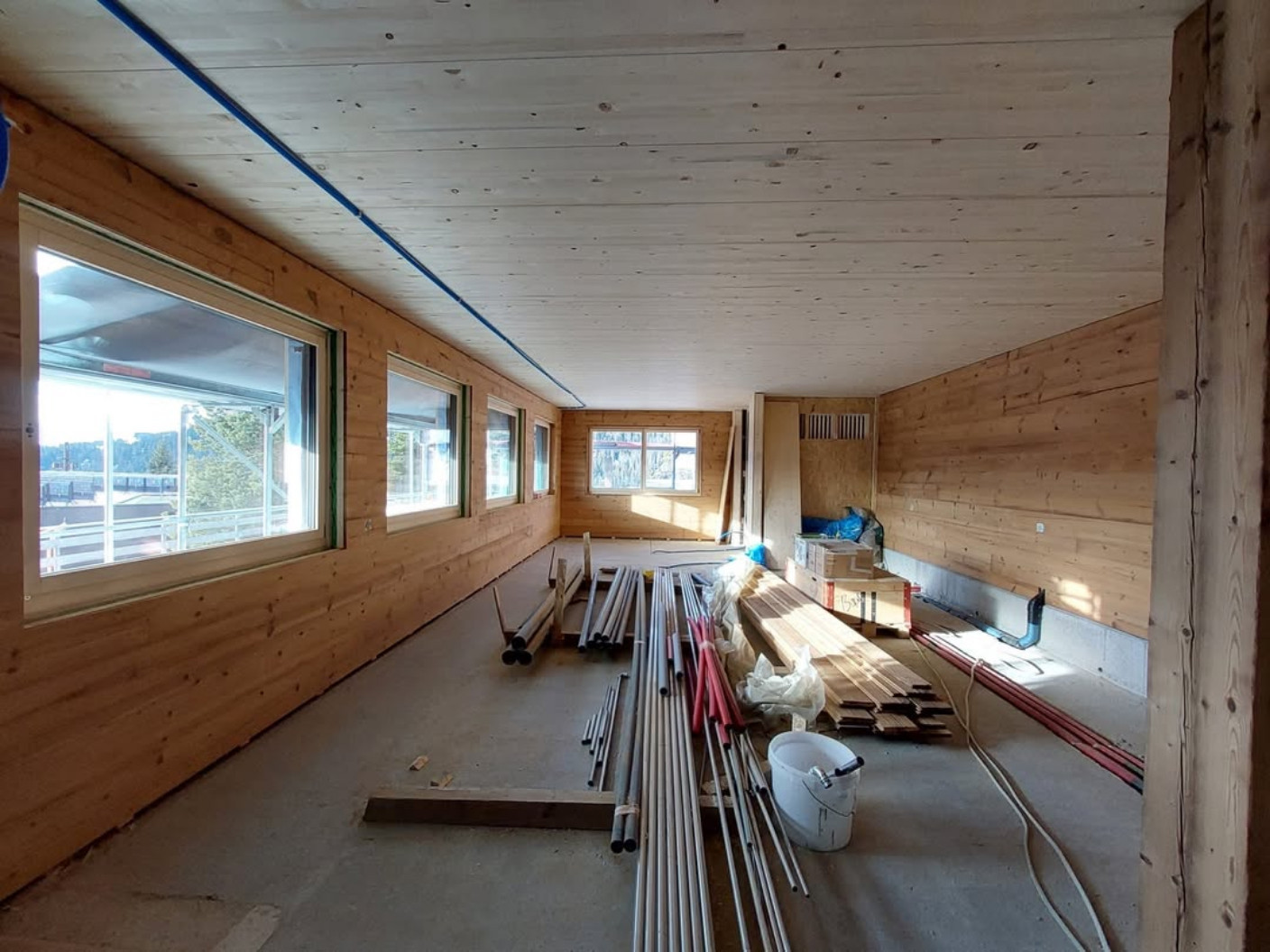 Wiederaufbau des Berghaus Foppa in Flims
